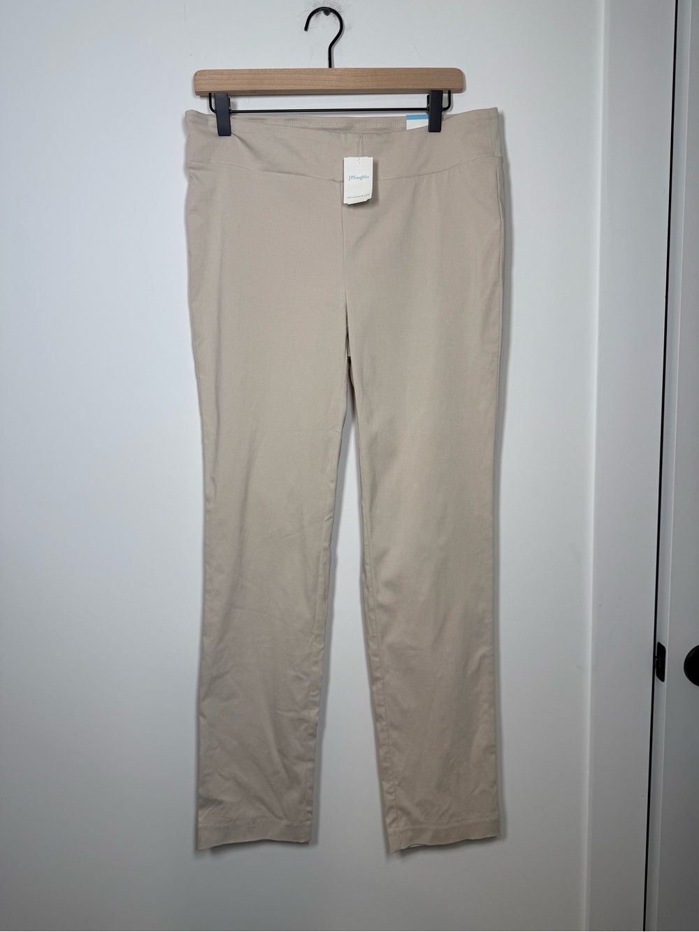 J. McLaughlin Maisie Pants Stone Pull On Stretch Pants Size 12 NWT